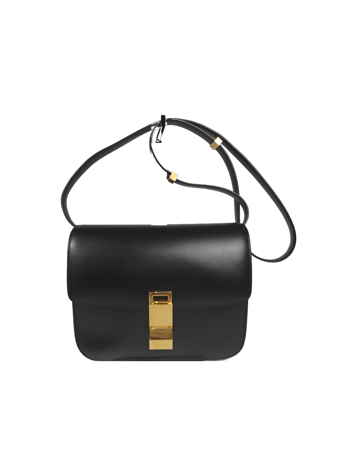 Pre-owned Celine Classic Box in black leather – Sellier Vintage