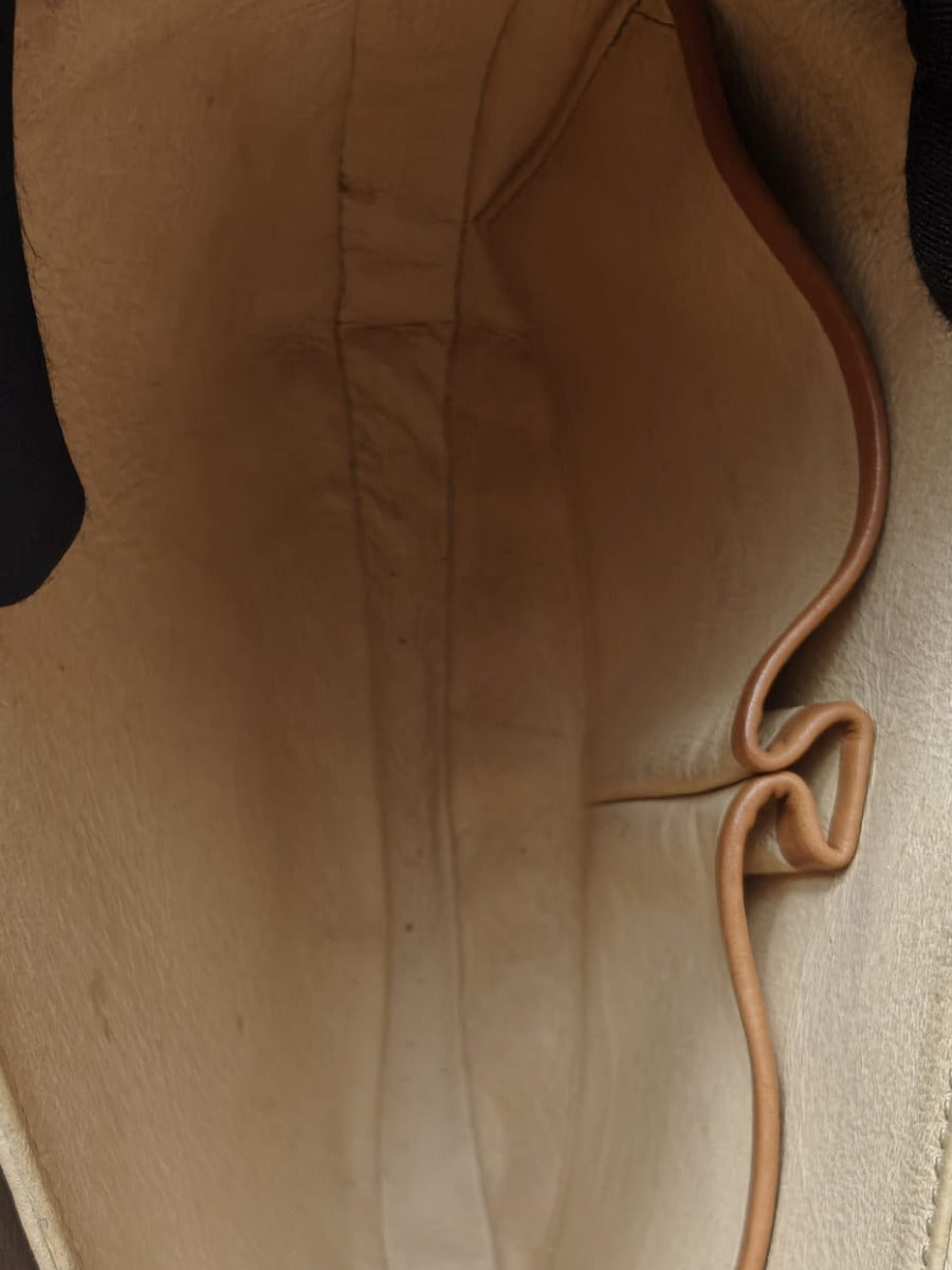 Céline Boucle Triomphe Bandoulière Cuir & Toile Sellier Vintage