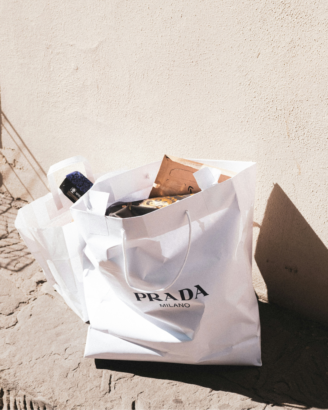 bag shopping prada milano