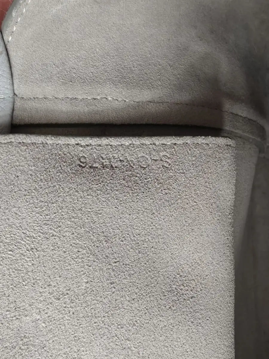 Céline Belt Bag Cuir Gris Clair Sellier Vintage