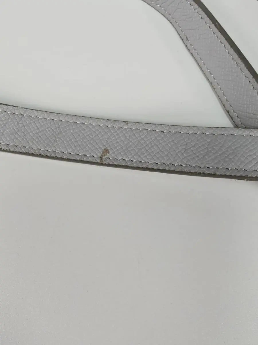 Céline Belt Bag Cuir Gris Clair Sellier Vintage