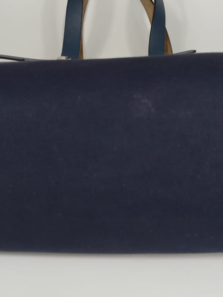 Hermès Herbag Toile & Cuir Bleu Nuit Sellier Vintage