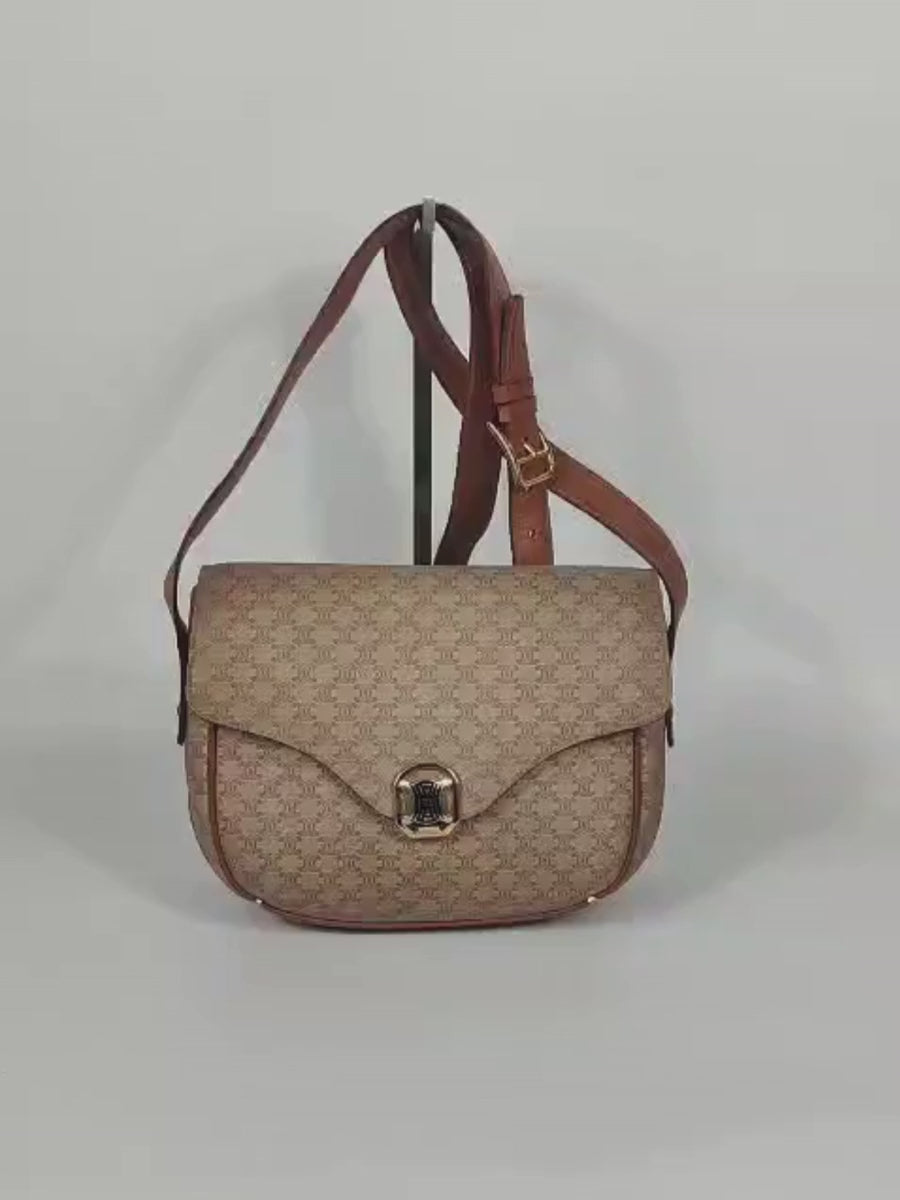 video sac celine macadam beige